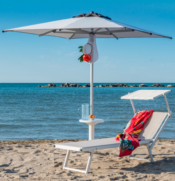 Parasol élégant en aluminium Picasso Beach - gasparinicollection.com