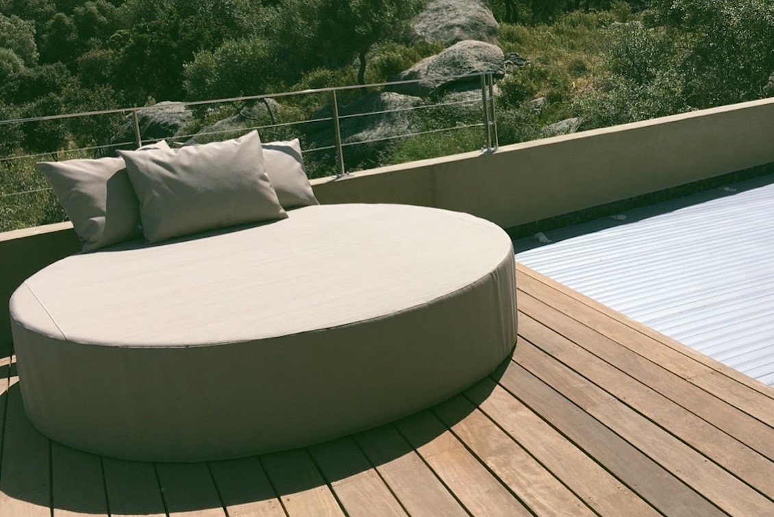 Bed rond pour plage et piscine Maissa - gasparinicollection.com