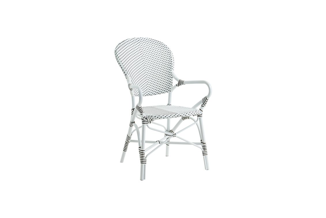 Fauteuil de repas Isabelle en Aluminium - gasparinicollection.com