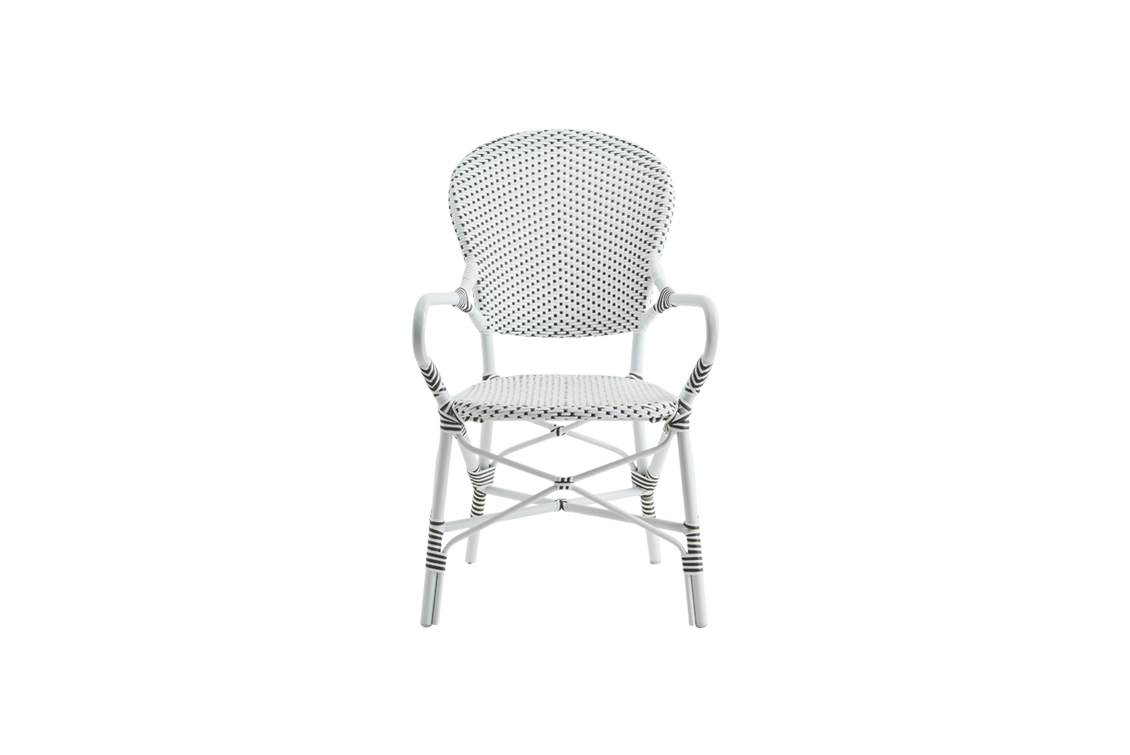 Fauteuil de repas Isabelle en Aluminium - gasparinicollection.com