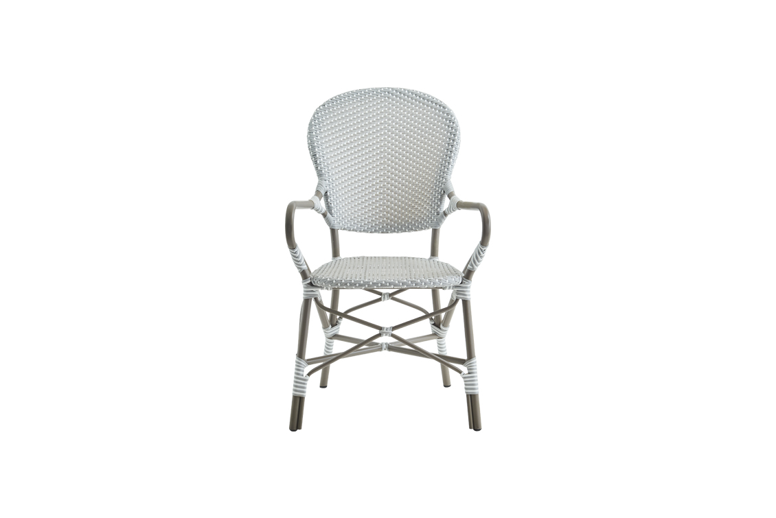 Fauteuil de repas Isabelle en Aluminium - gasparinicollection.com