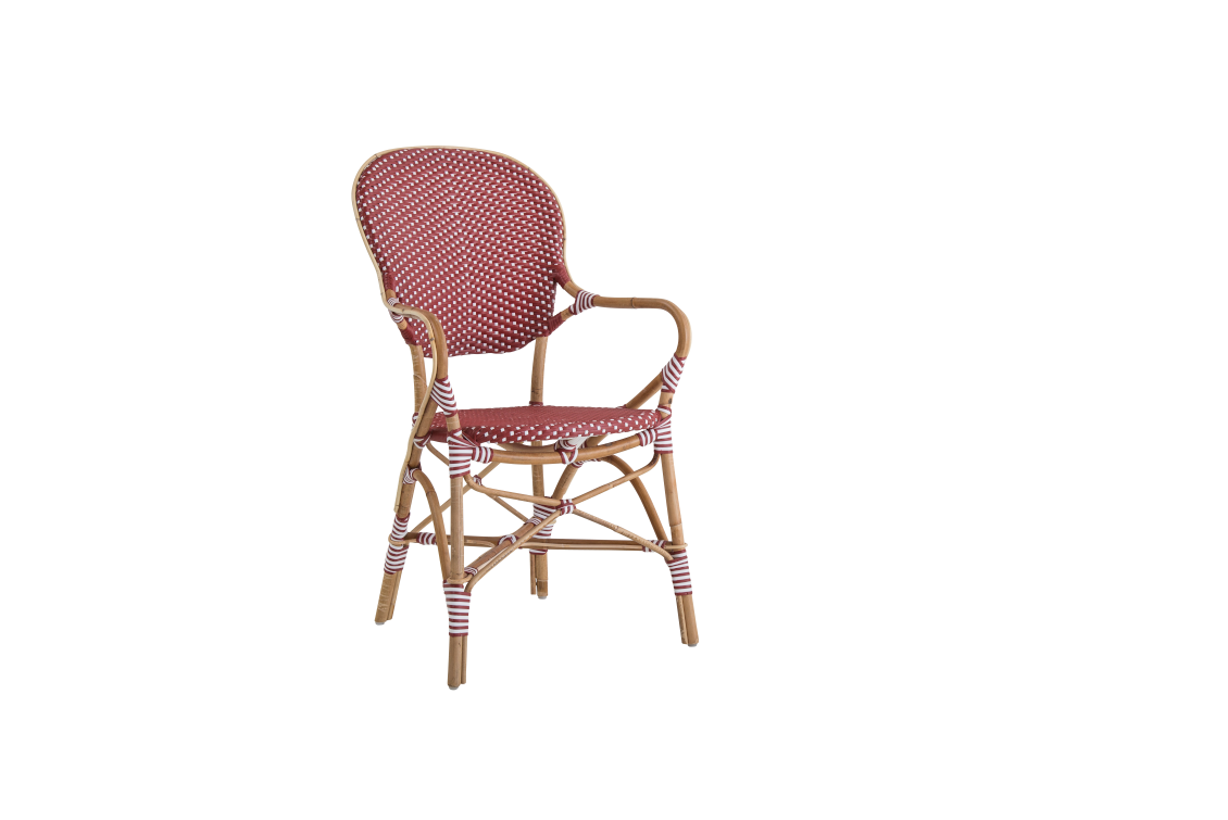 Fauteuil de repas Isabelle en Rotin