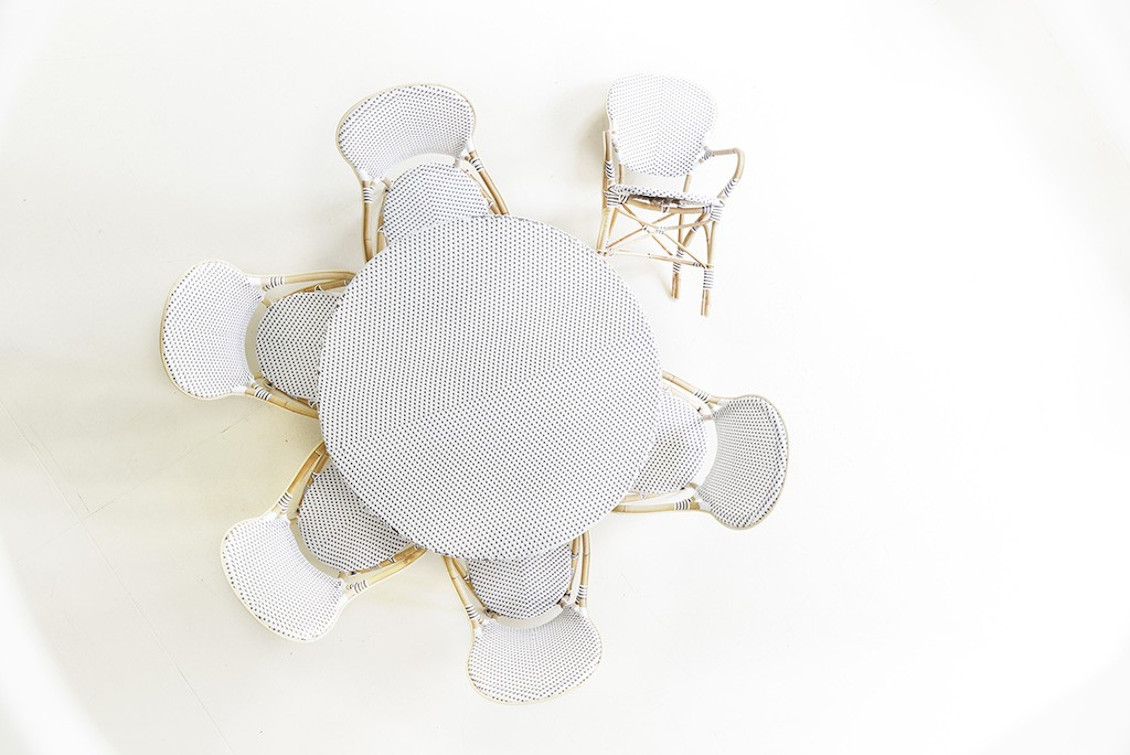 Fauteuil de repas Isabelle en Rotin