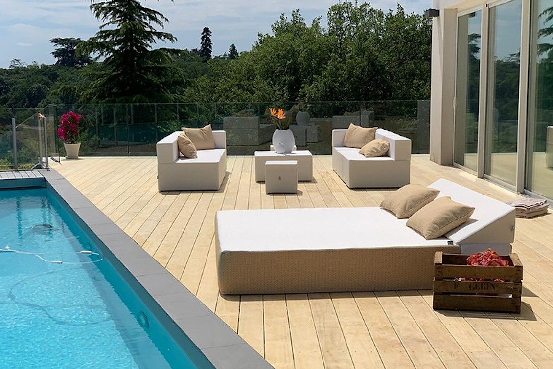 PoolBed Arthur · Matelas de Piscine Haut de Gamme · Gasparini Collection