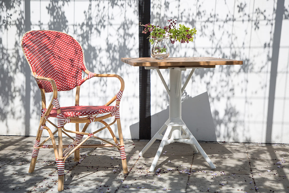 Table d’extérieur en teck - gasparinicollection.com