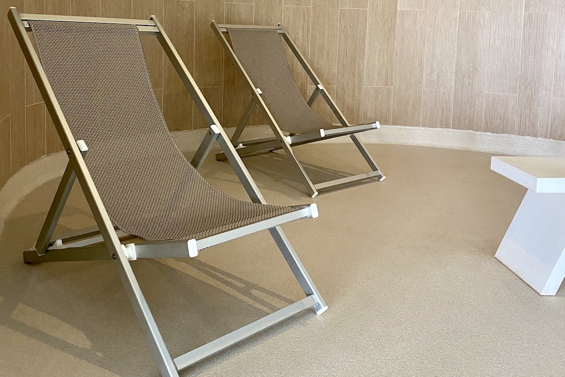 Chaise longue d'extérieur et intérieur en aluminium - Gasparini Collection