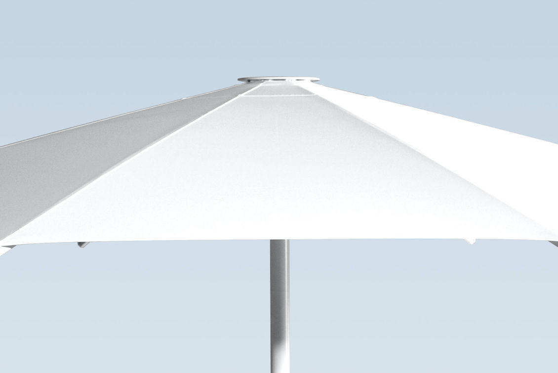 parasol grande taille résistant au vent à 60km h - parasol en aluminium pour bars restaurant terrasse et stations de ski 1